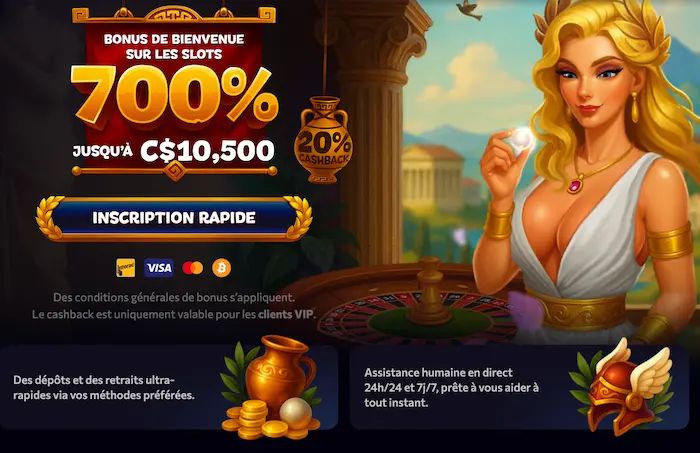 APHRODITE CASINO Home banner